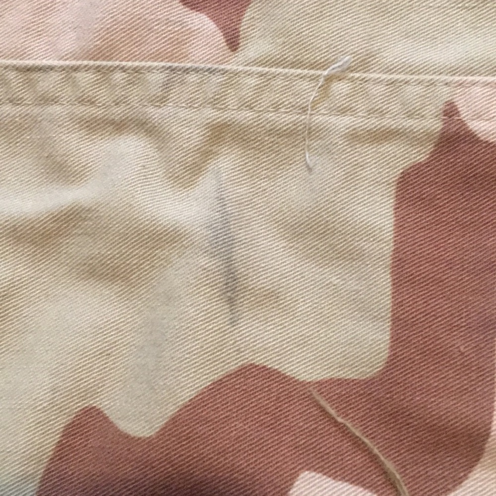 Upcycled patched BDG free people mountaineer camouflage military army camo skirt - Picture 9 of 16